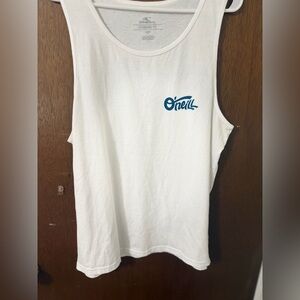 O'Neill men  White Logo Tank Top new